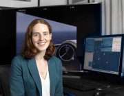 Defence scientist Cara Faulkner. Cara worked on operations research for the RAAF relating to the P-8A Poseidon maritime patrol aircraft.