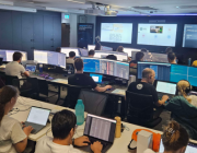 Australia’s 2024 Locked Shields Partner Run participants lock horns with Locked Shields hackers at Adelaide’s Lot 14 Australian Cyber Collaboration Centre (Aus3C).