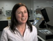 Cathy Smith in a test laboratory.