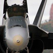 An image of a Hornet aircraft, used to protect Australian Aerospace